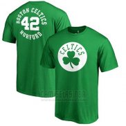 Camiseta Manga Corta Al Horford Boston Celtics Verde3