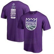 Camiseta Manga Corta Buddy Hield Sacramento Kings Violeta
