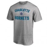 Camiseta Manga Corta Charlotte Hornets Gris