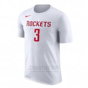 Camiseta Manga Corta Chris Paul Houston Rockets 2019 Blanco