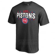 Camiseta Manga Corta Detroit Pistons Gris5