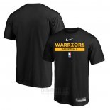 Camiseta Manga Corta Golden State Warriors Practice Performance 2022-23 Negro