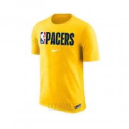 Camiseta Manga Corta Indiana Pacers 2019 Amarillo