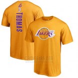 Camiseta Manga Corta Isaiah Thomas Los Angeles Lakers Amarillo