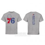 Camiseta Manga Corta Jimmy Butler Philadelphia 76ers Gris