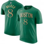 Camiseta Manga Corta Kemba Walker Boston Celtics Verde 2019-20 Ciudad