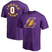 Camiseta Manga Corta Kyle Kuzma Los Angeles Lakers Violeta