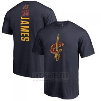 Camiseta Manga Corta Lebron James Cleveland Cavaliers Azul