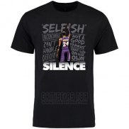 Camiseta Manga Corta Los Angeles Lakers Negro Silence the Critics