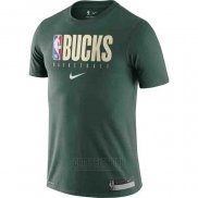 Camiseta Manga Corta Milwaukee Bucks 2019 Verde