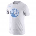 Camiseta Manga Corta Minnesota Timberwolves Blanco 2019-20 Ciudad