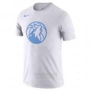 Camiseta Manga Corta Minnesota Timberwolves Blanco 2019-20 Ciudad