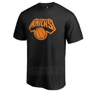 Camiseta Manga Corta New York Knicks Negro5