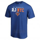 Camiseta Manga Corta New York Knicks R.j. Barrett 2019 NBA Draft Hometown Azul