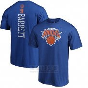 Camiseta Manga Corta R.j. Barrett New York Knicks Azul2