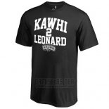 Camiseta Manga Corta San Antonio Spurs Negro Kawhi Leonard
