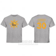 Camiseta Manga Corta Stephen Curry Golden State Warriors Gris