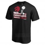 Camiseta Manga Corta Toronto Raptors 2019 NBA Finals Champions Solid Future Negro