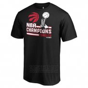 Camiseta Manga Corta Toronto Raptors 2019 NBA Finals Champions Solid Future Negro
