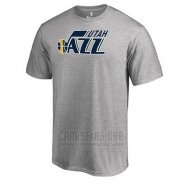 Camiseta Manga Corta Utah Jazz Gris2