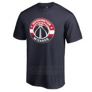 Camiseta Manga Corta Washington Wizards Azul Marino