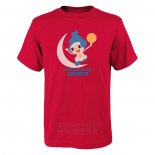 Camiseta Manga Corta Washington Wizards Cruzado Pokemon Mime Jr. Rojo