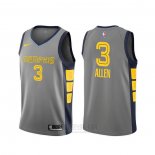 Camiseta Memphis Grizzlies Grayson Allen #3 Ciudad Gris