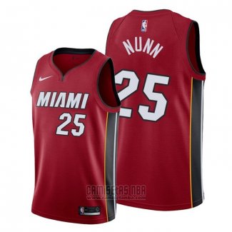 Camiseta Miami Heat Kendrick Nunn #25 Statement Rojo