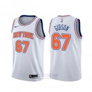 Camiseta New York Knicks Taj Gibson #67 Statement Blanco