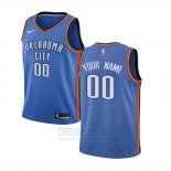 Camiseta Nino Oklahoma City Thunder Personalizada 17-18 Azul