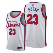 Camiseta Philadelphia 76ers Trey Burke #23 Classic 2019-20 Blanco