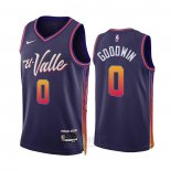 Camiseta Phoenix Suns Jordan Goodwin #0 Ciudad 2023-24 Violeta