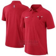 Camiseta Polo Chicago Bulls Rojo