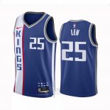 Camiseta Sacramento Kings Alex Len #25 Ciudad 2023-24 Azul