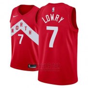 Camiseta Toronto Raptors Kyle Lowry #7 Earned 2018-19 Rojo