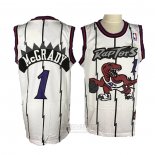 Camiseta Toronto Raptors Tracy McGrady #1 Retro Blanco