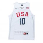 Camiseta USA 2016 Kobe Bryant #10 Blanco