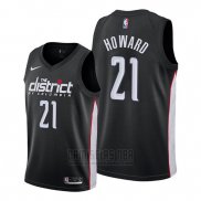 Camiseta Washington Wizards Dwight Howard #21 Ciudad Edition Negro