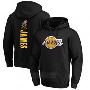 Sudaderas con Capucha Lebron James Los Angeles Lakers Negro2