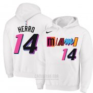 Sudaderas con Capucha Miami Heat Tyler Herro Ciudad 2022-23 Blanco