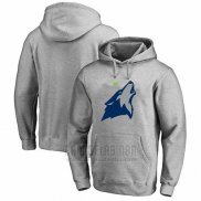 Sudaderas con Capucha Minnesota Timberwolves Gris2