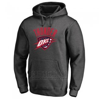 Sudaderas con Capucha Oklahoma City Thunder Gris3