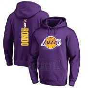 Sudaderas con Capucha Rajon Rondo Los Angeles Lakers Violeta2