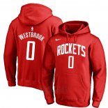 Sudaderas con Capucha Russell Westbrook Houston Rockets Rojo3