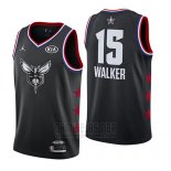 Camiseta All Star 2019 Charlotte Hornets Kemba Walker #15 Negro