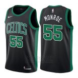 Camiseta Boston Celtics Greg Monroe #55 Statehombret 2017-18 Negro