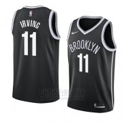 Camiseta Brooklyn Nets Kyrie Irving #11 Icon 2019-20 Negro