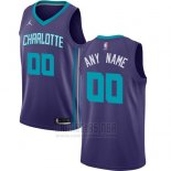 Camiseta Charlotte Hornets Nike Personalizada 17-18 Azul