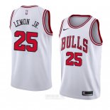 Camiseta Chicago Bulls-Walt Lemon JR. #25 Association 2018 Blanco