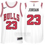 Camiseta Chicago Bulls Michael Jordan #23 2017-18 Blanco